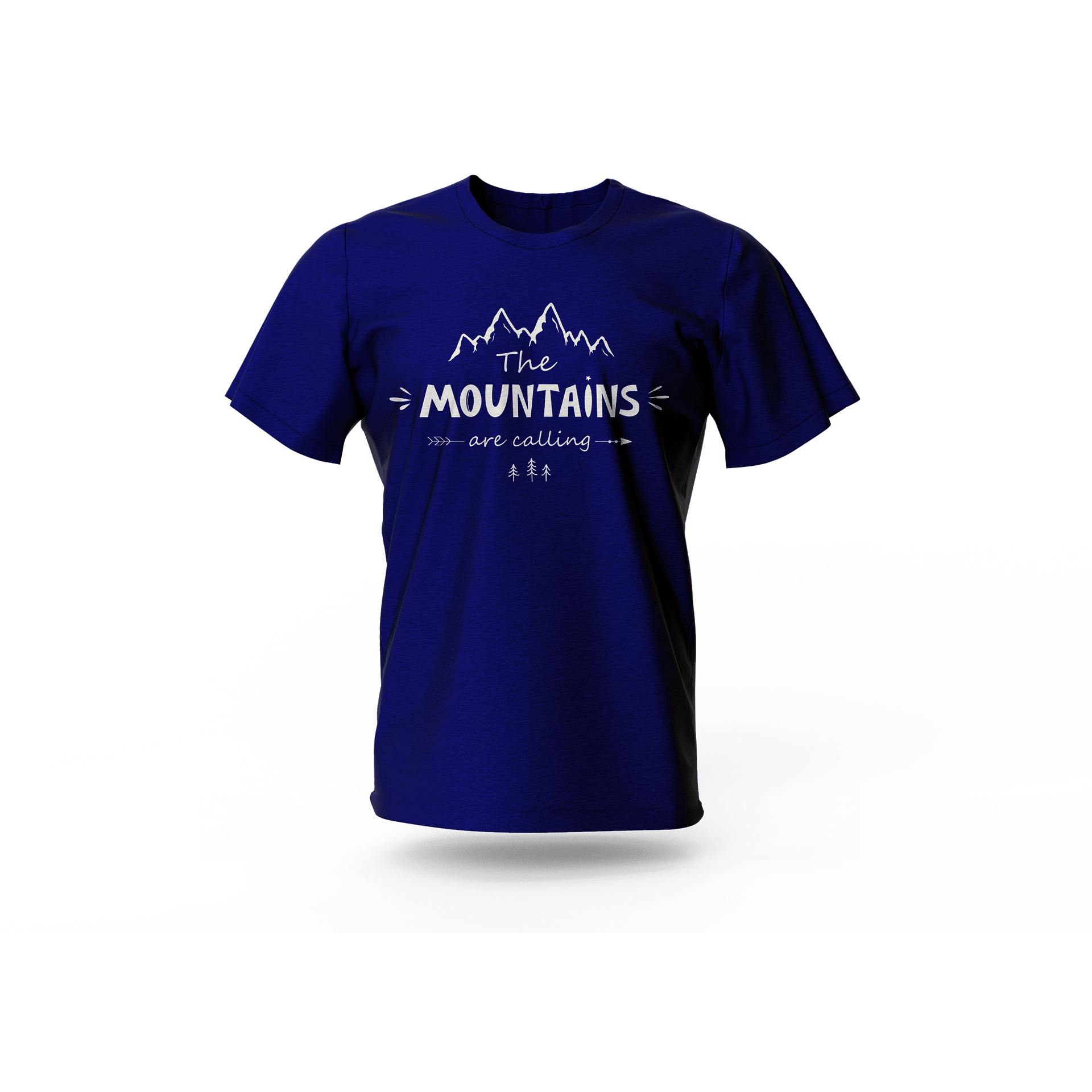 Men Blue Cotton T-Shirt - Image 2