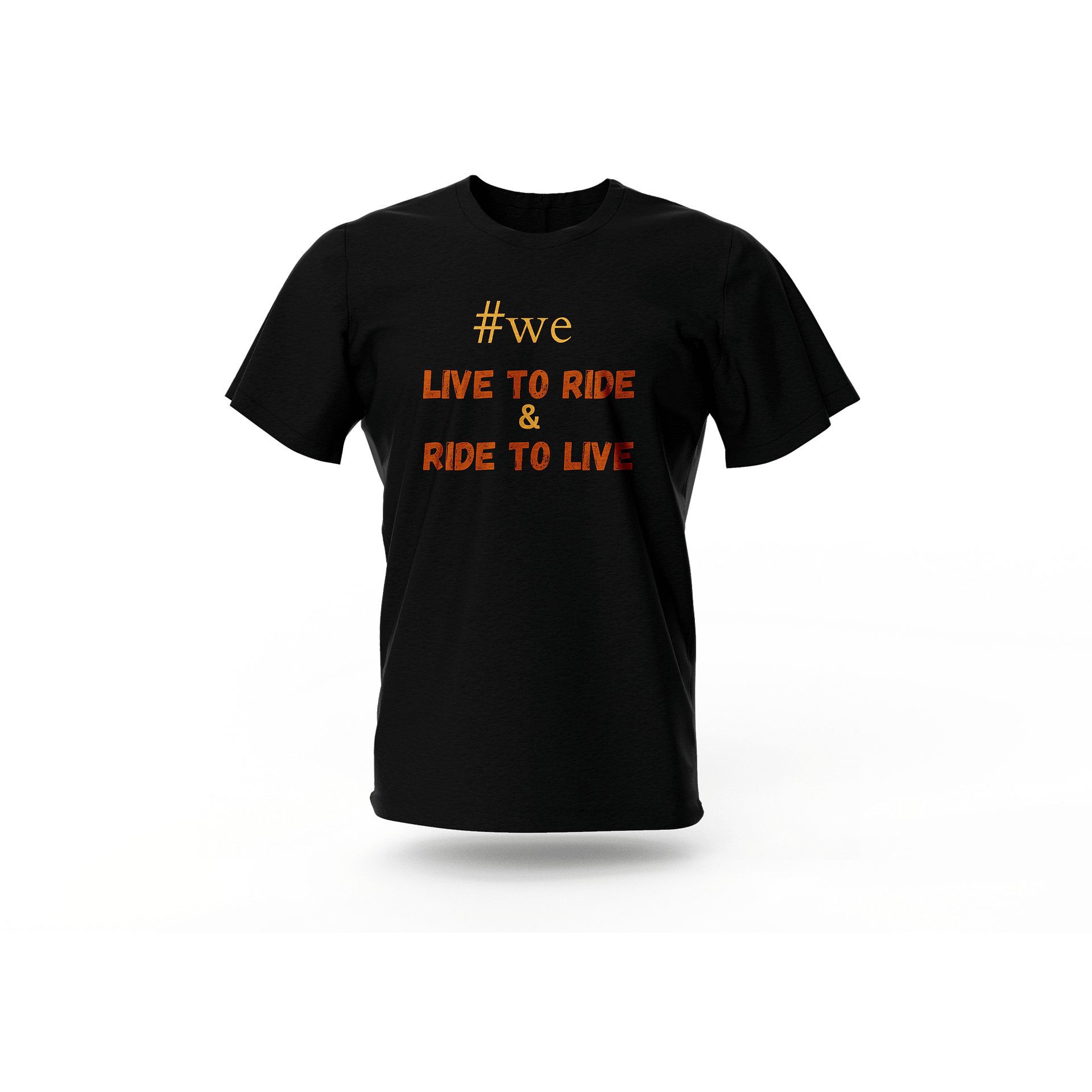 Men Black Cotton T-Shirt - Image 2