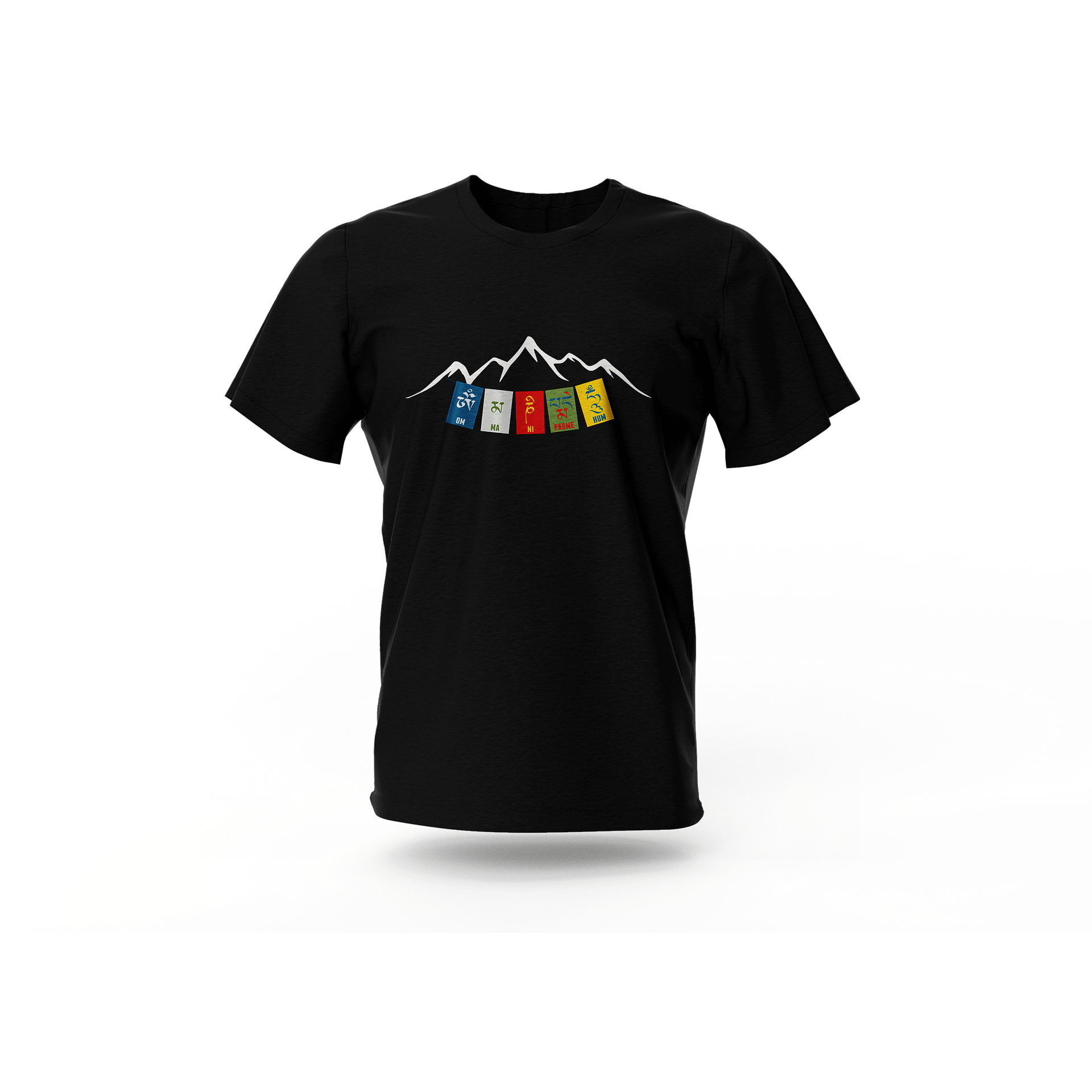 Men Black Cotton T-Shirt - Image 2
