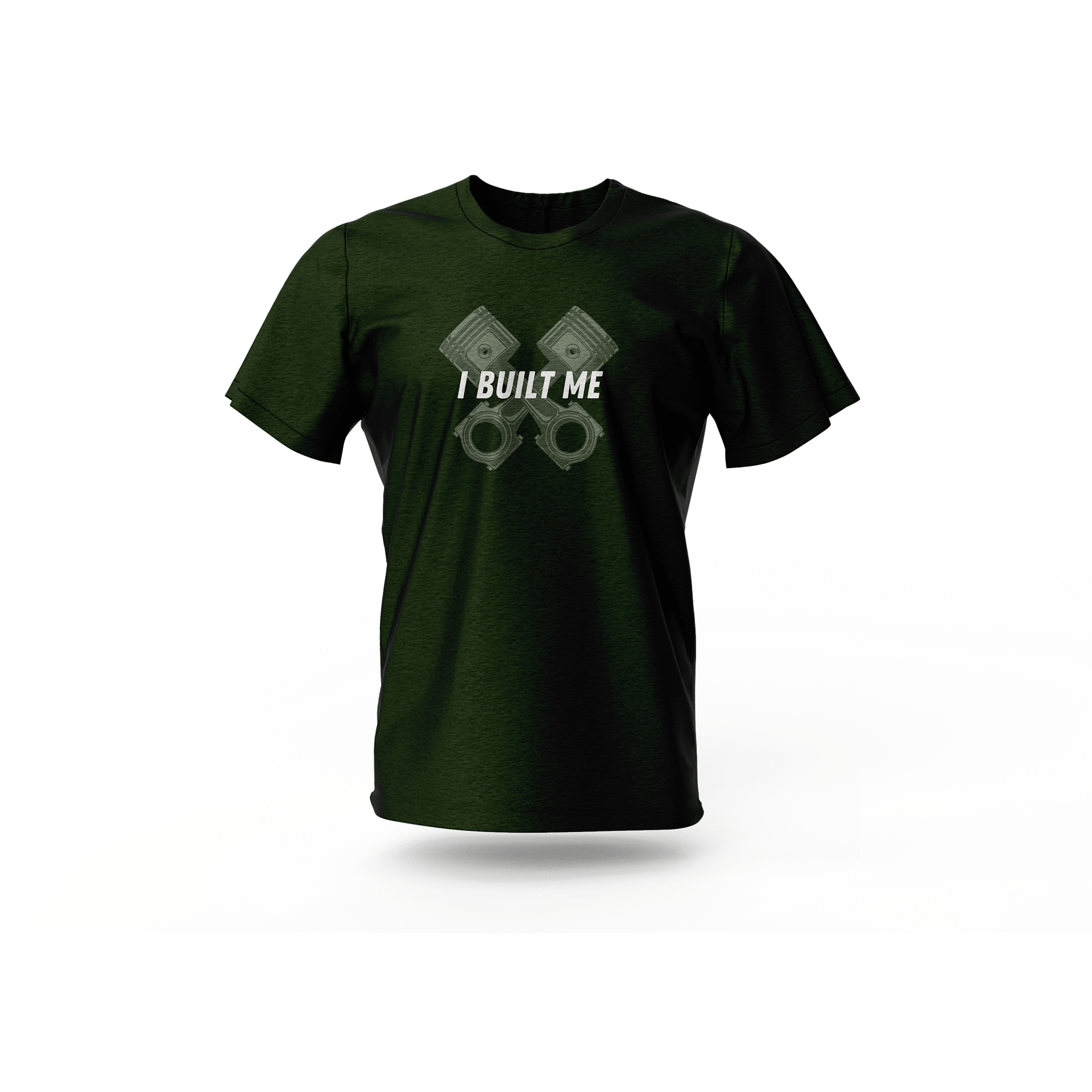 Men Green Cotton T-Shirt - Image 2