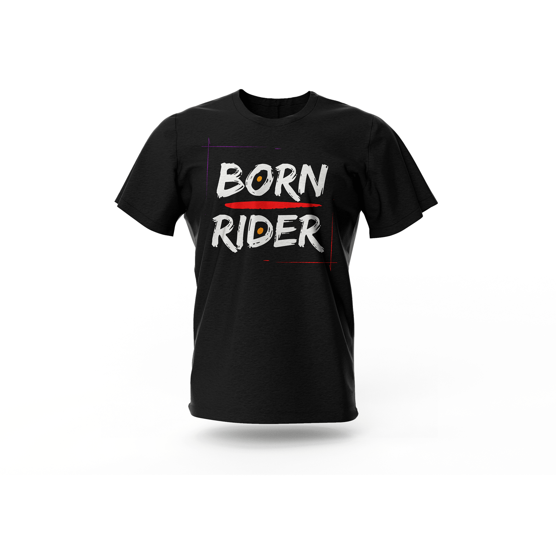 Men Black Cotton T-Shirt - Image 2