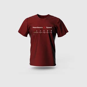 Men Maroon Cotton T-Shirt