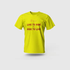 Men Yellow Cotton T-Shirt