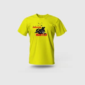 Men Yellow Cotton T-Shirt
