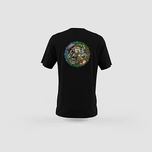 Men Black Cotton T-Shirt