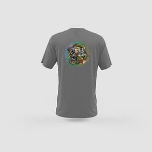 Men Grey Cotton T-Shirt