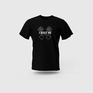 Men Black Cotton T-Shirt