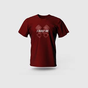 Men Maroon Cotton T-Shirt
