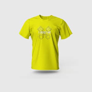 Men Yellow Cotton T-Shirt
