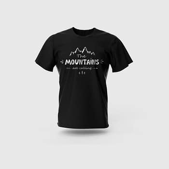 Men Black Cotton T-Shirt