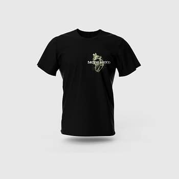 Men Black Cotton T-Shirt