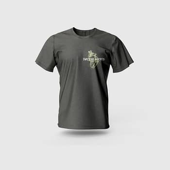 Men Grey Cotton T-Shirt