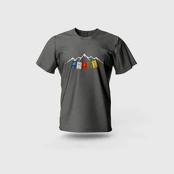 Men Grey Cotton T-Shirt