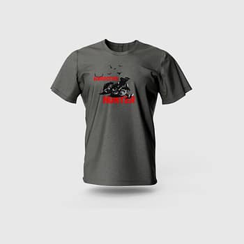 Men Grey Cotton T-Shirt