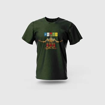 Men Green Pure Cotton T-Shirt