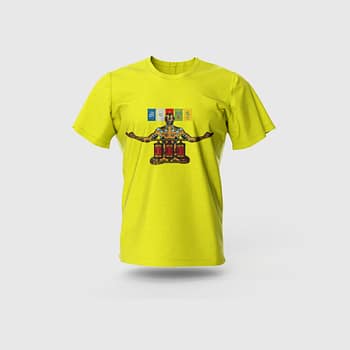 Men Yellow Pure Cotton T-Shirt