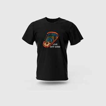 Men Black Cotton T-Shirt
