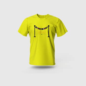 Men Yellow Cotton T-Shirt