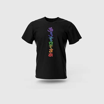 Men Black Cotton T-Shirt